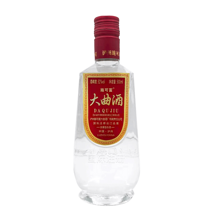 LUZHOU/泸州老窖 施可富大曲酒 浓香型白酒 自饮佳品52度500ml