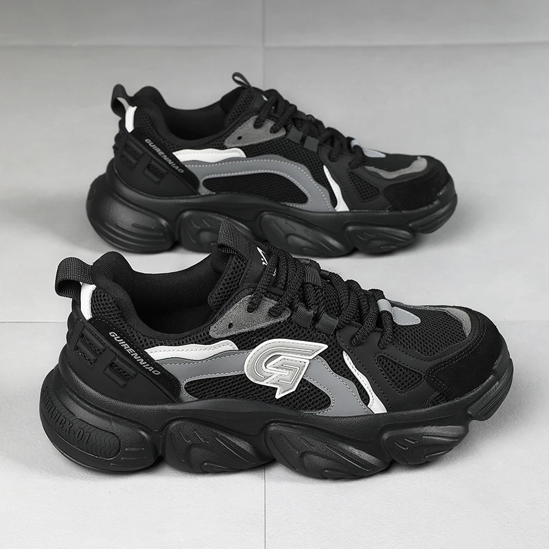 贵人鸟体育贵人鸟潮流增高耐磨轻便回弹减震休闲运动鞋 G42CZ002