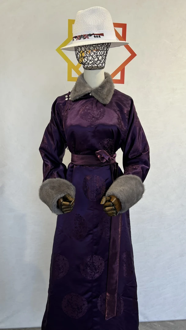 冬季新款女款棉袍子