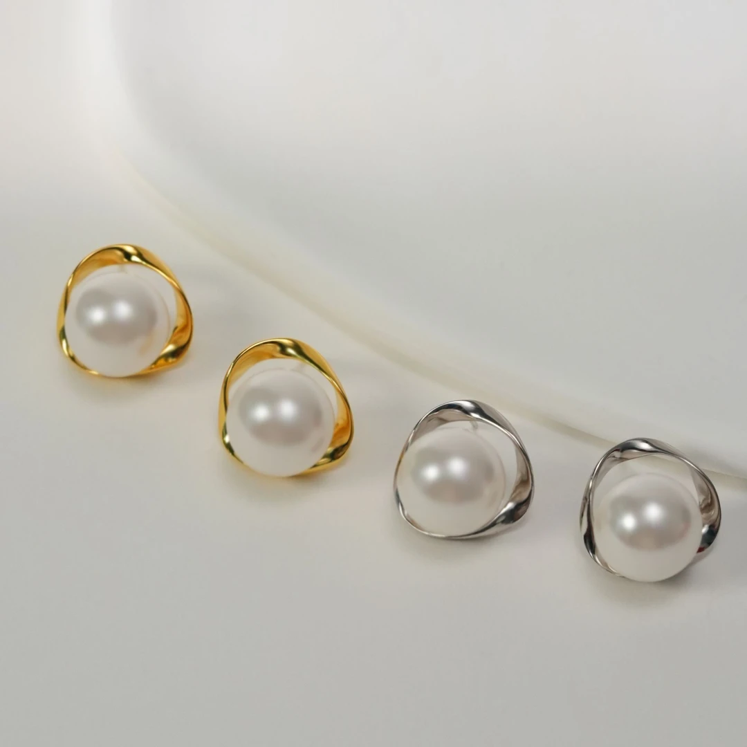 阿卡妍 925银耳饰 设计感莫比乌斯环耳钉高级感气质百搭时尚耳饰