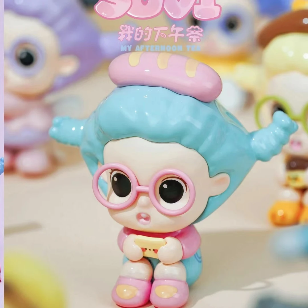 【踩后三位】薯泥我的下午茶系列正品车载潮玩摆件