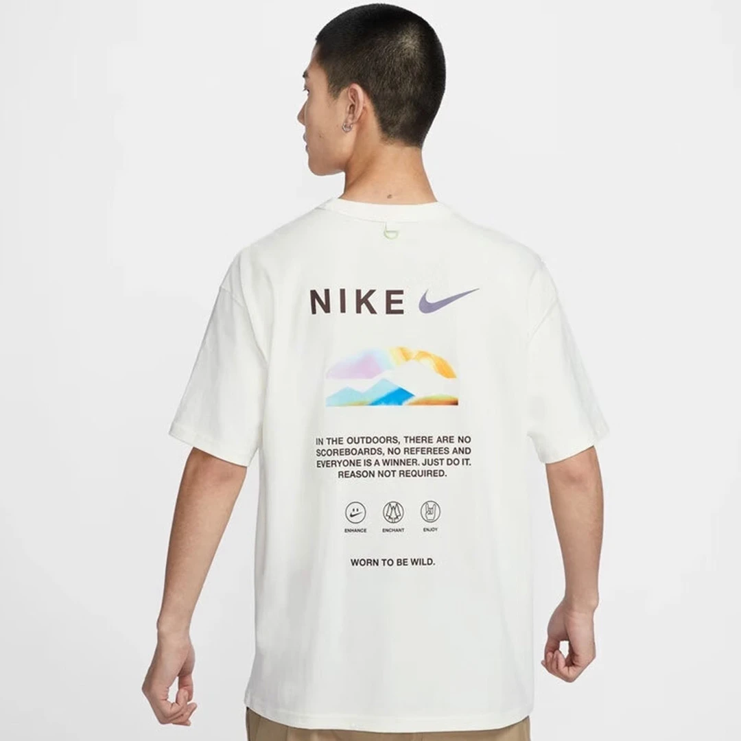 耐克｜简约百搭 休闲宽松 男子圆领短袖上衣