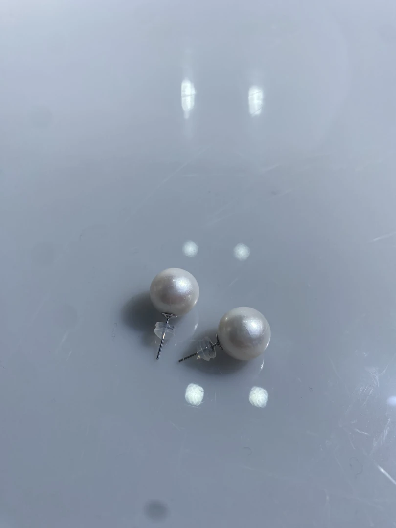 【老板娘特选】王炸淡水白雪珍珠耳钉 多样性发货