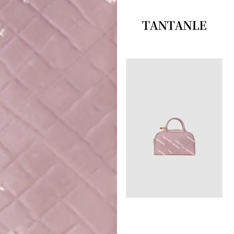 高定百搭时尚轻奢休闲简约手提芭比粉女包