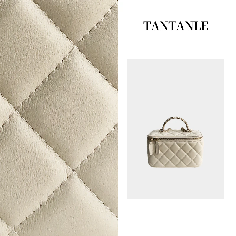 高定单肩手提斜跨时尚百搭气质潮流简约多功能女包白色