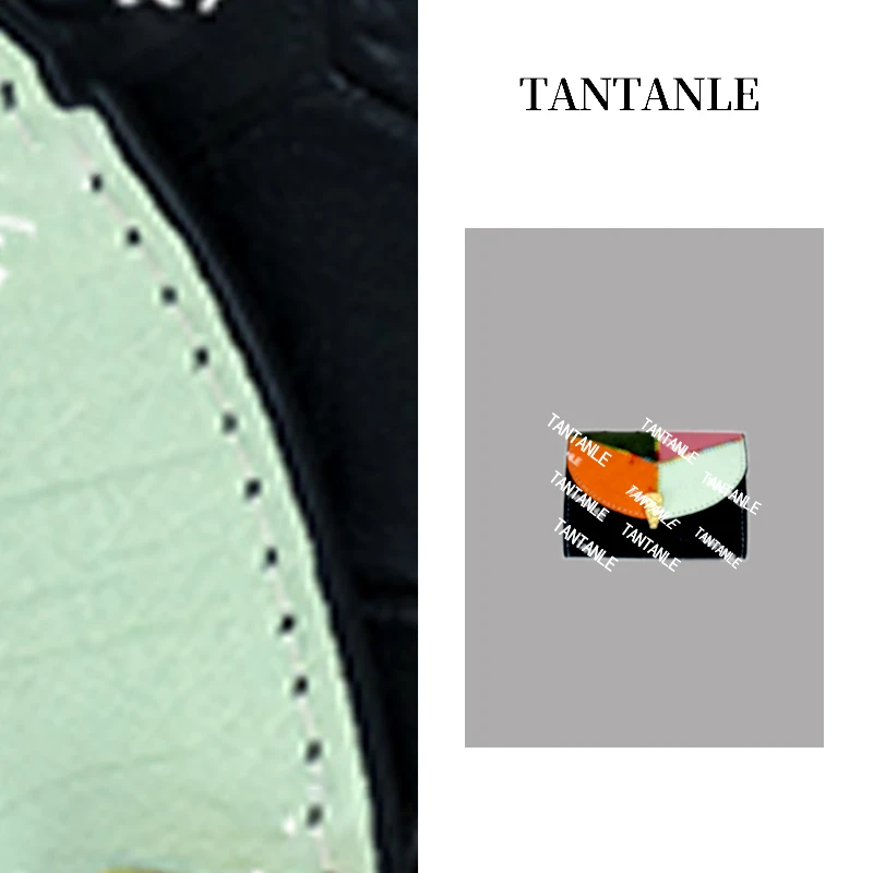 千羽·原创设计 高定手拿时尚多功能零钱卡包Z001橙色