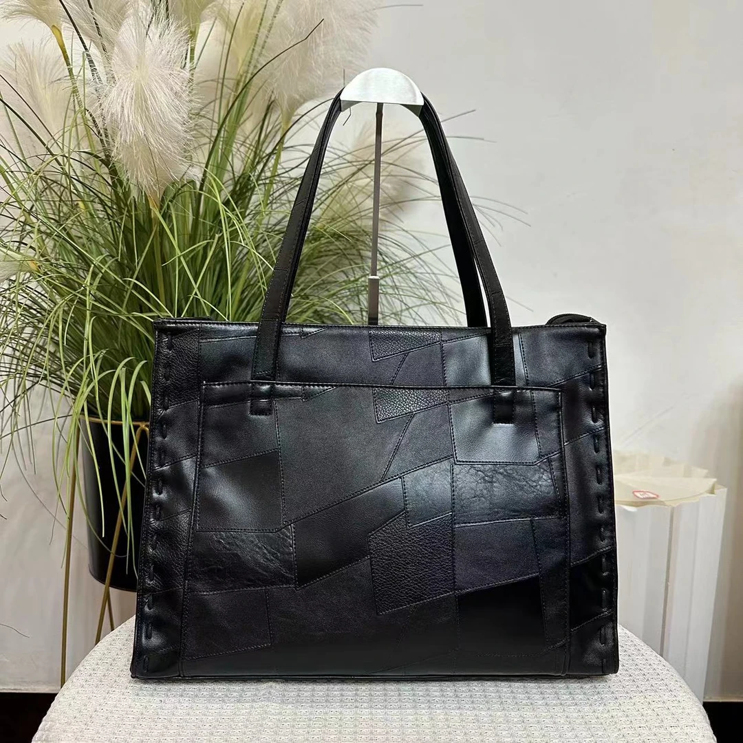 361--420时尚百搭轻奢休闲潮流女士简约大容量单肩手提斜挎大包