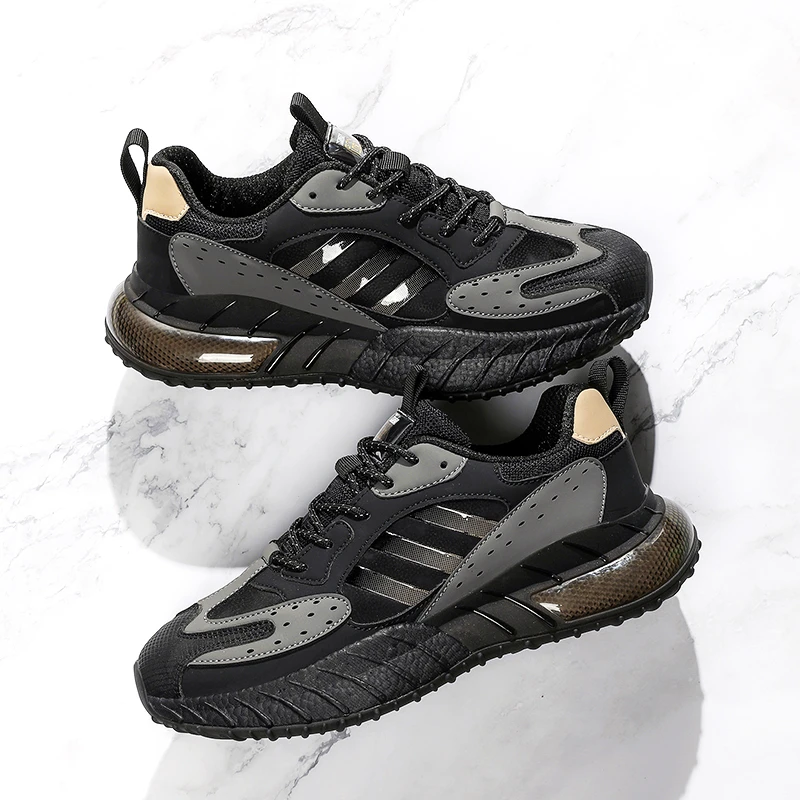 贵人鸟【启源】百搭防滑减震回弹增高耐磨休闲运动鞋G42BL003