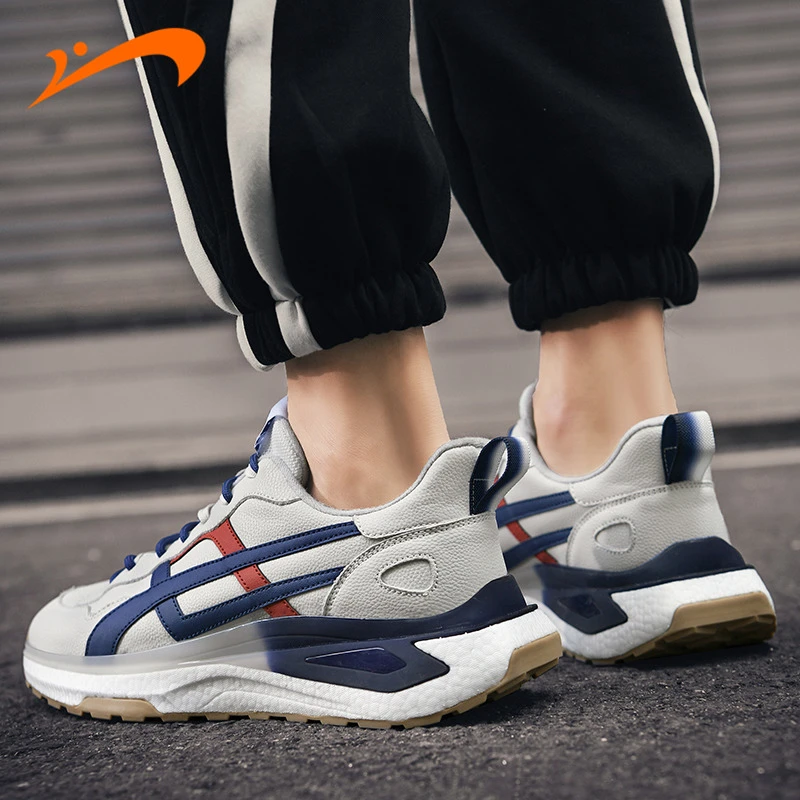 高能感贵人鸟男鞋春夏新款防水运动休闲鞋百搭潮流阿甘鞋G32DW003