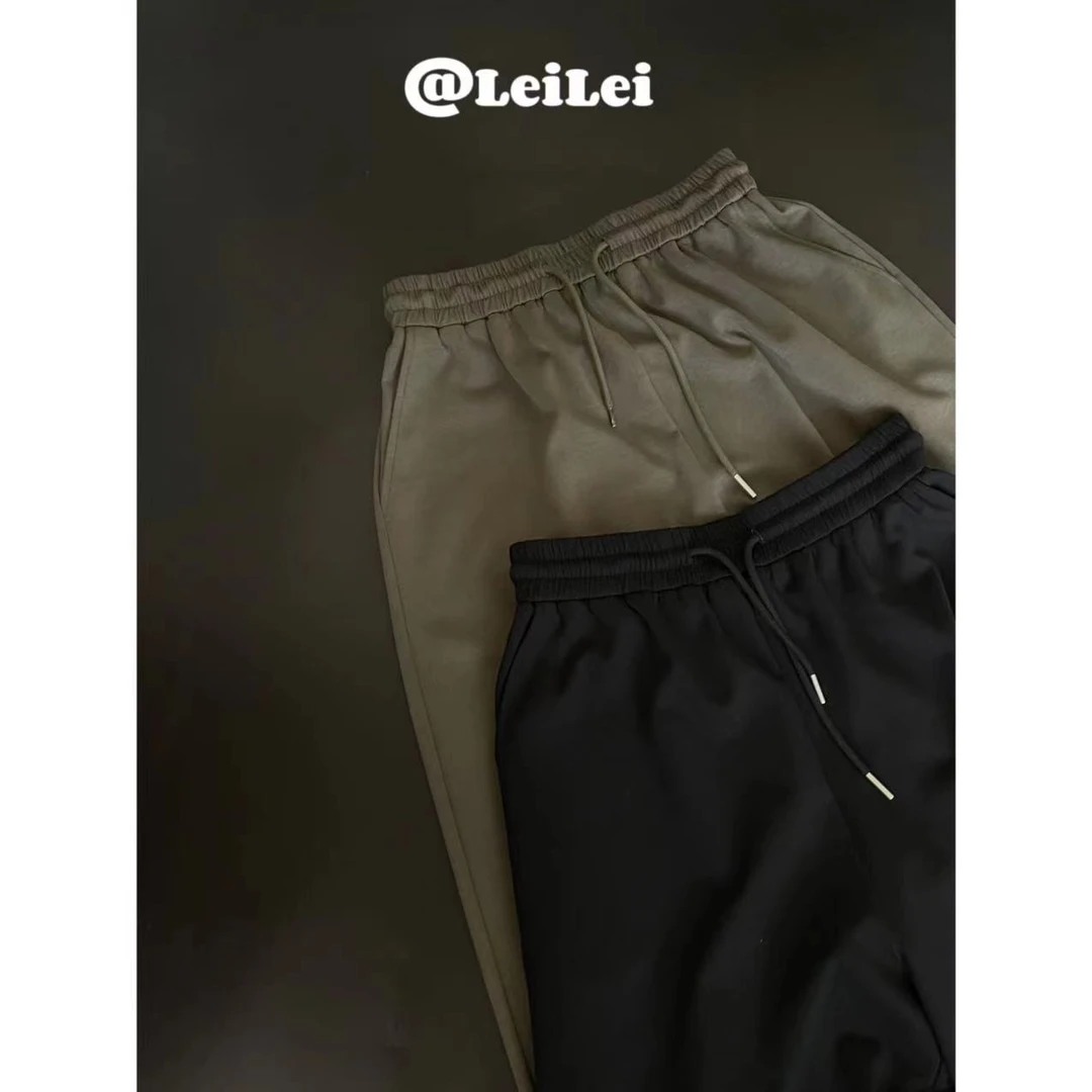 晶咕「简单派主义」两件短袖上衣+直筒休闲裤两件套