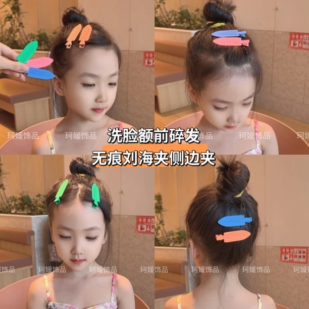 无痕发夹鸭嘴夹刘海夹前额新款侧边夹碎发一字夹后脑勺女夏季发饰