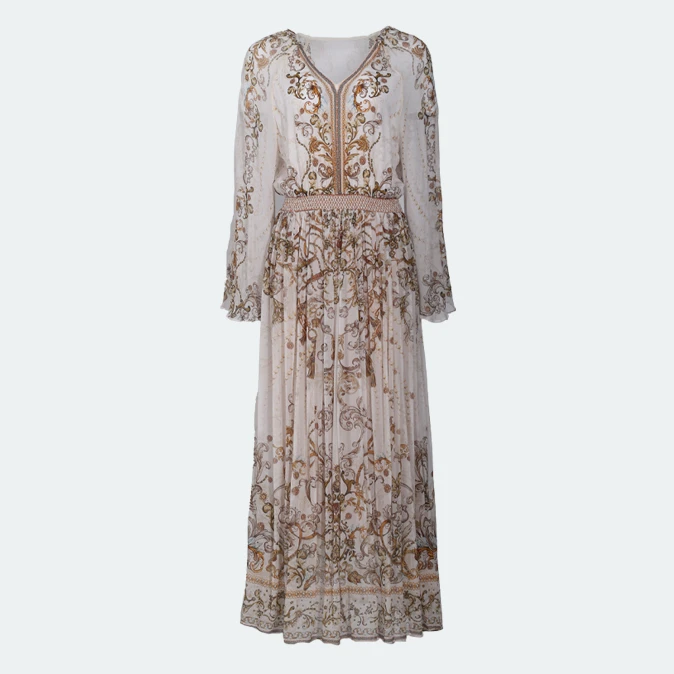 【2024-禾枫表弟】重磅100桑蚕丝连衣裙HF23C538