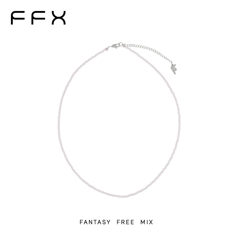 坠链均925银仿珍珠 FFX【心动】【原创】定制款百搭小米珠项链