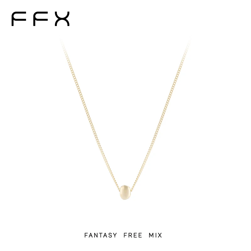 FFX 链子925银 弗弗西【小金豆】S925银精致百搭银项链