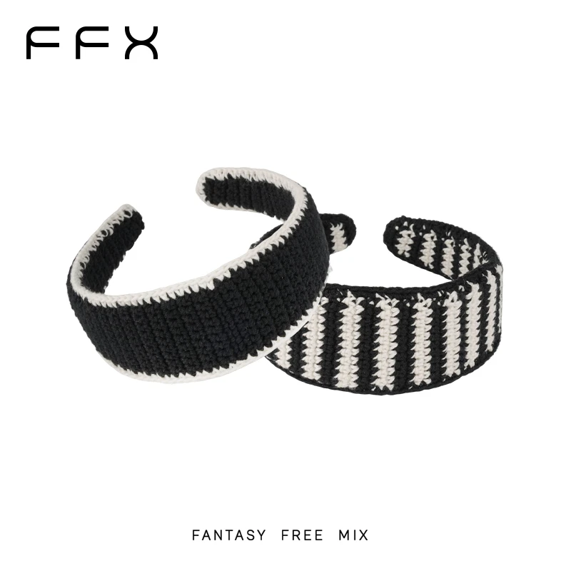 【哈妮克孜同款】FFX【Slowly.慢慢】高级定制手工编织设计师款宽版