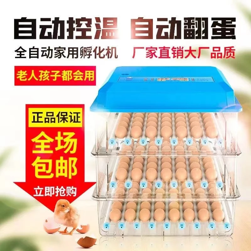 全自动孵化器智能小型家用孵化机芦丁鸡孵化箱鸡鸭鹅鸽子鸟孵蛋器