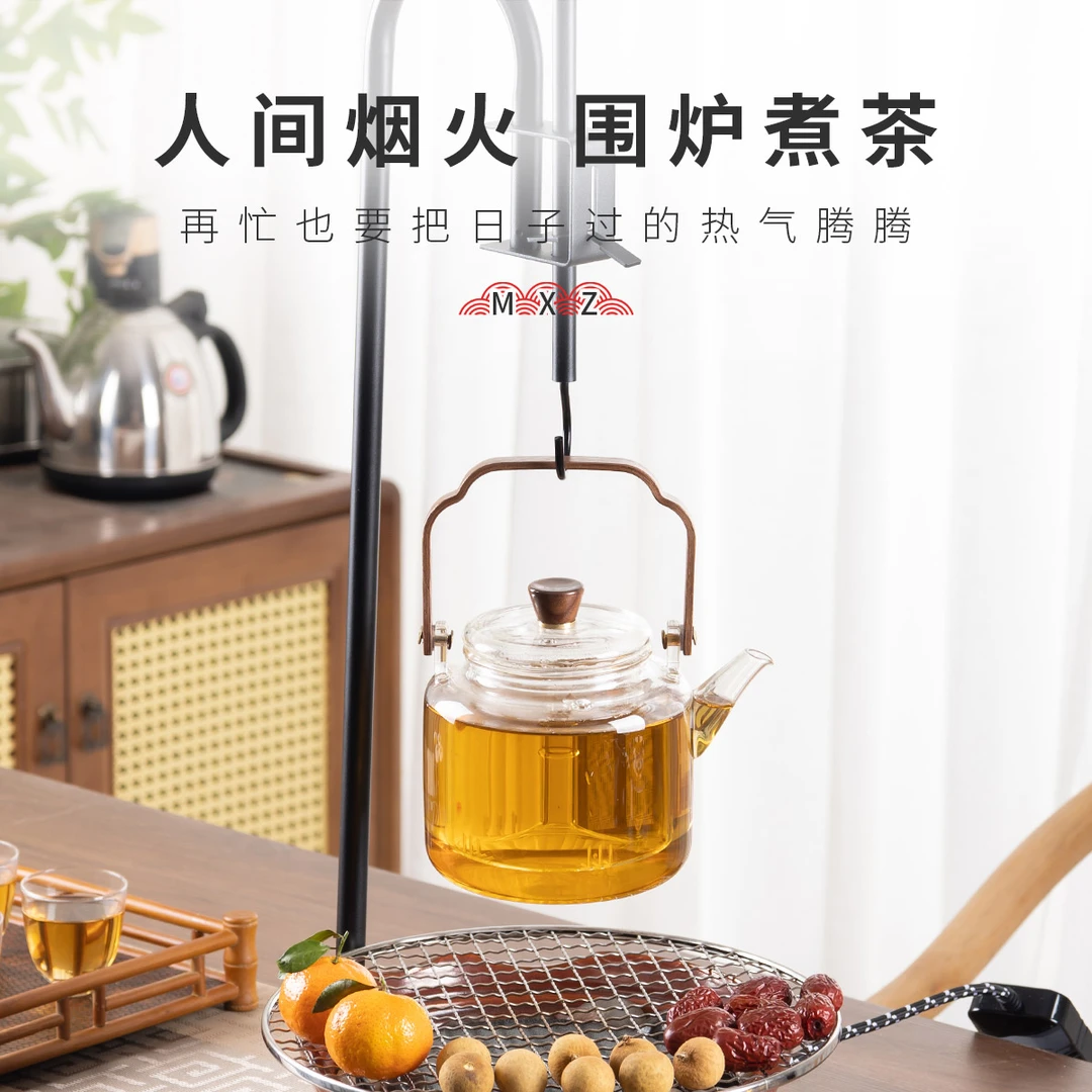 围炉煮茶罐罐茶煮茶器具防寒家用室内碳炉烤奶套装奶茶陶壶煮茶壶
