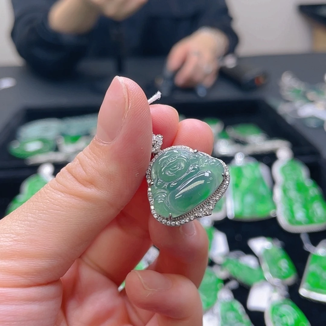 【闪购商品】翡翠颈饰银S925镶嵌