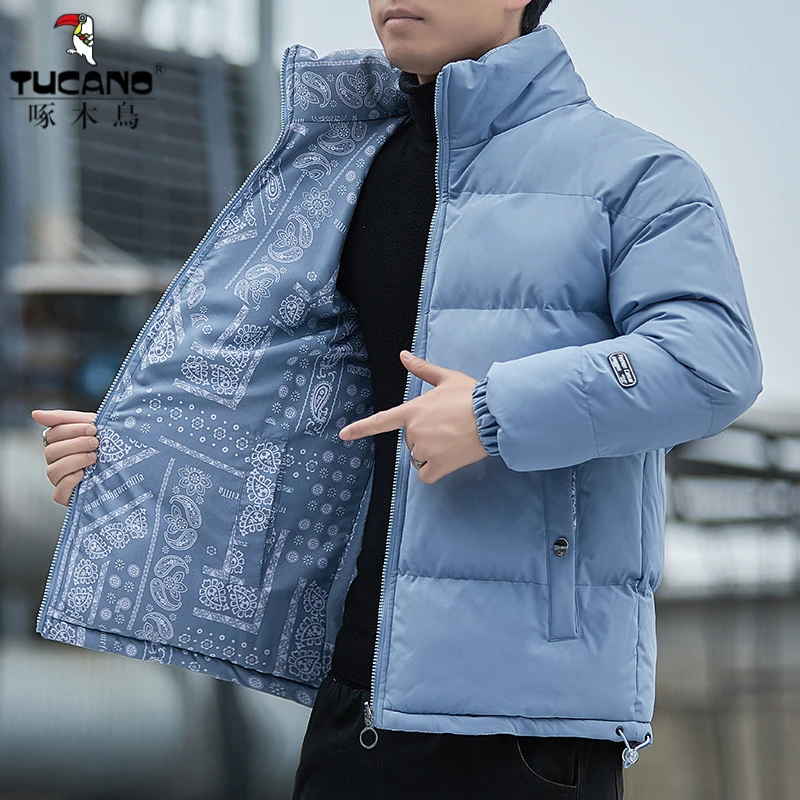 啄木鸟2023年新款秋冬款外套棉衣男士棉服休闲百搭爆款宽松大码潮