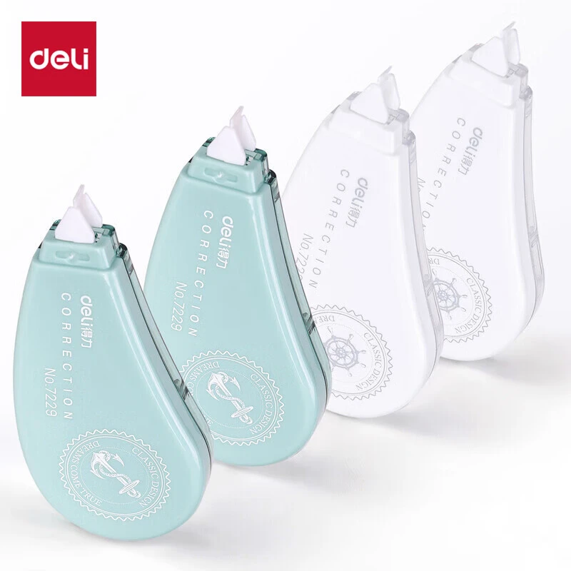 Deli/得力32m学生顺滑不易断带修正带/涂改带/改正带4支装 8109