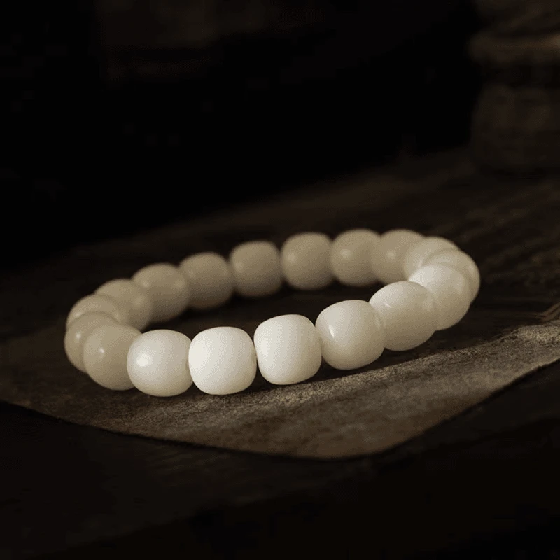 白色素圈手串大气时尚百搭