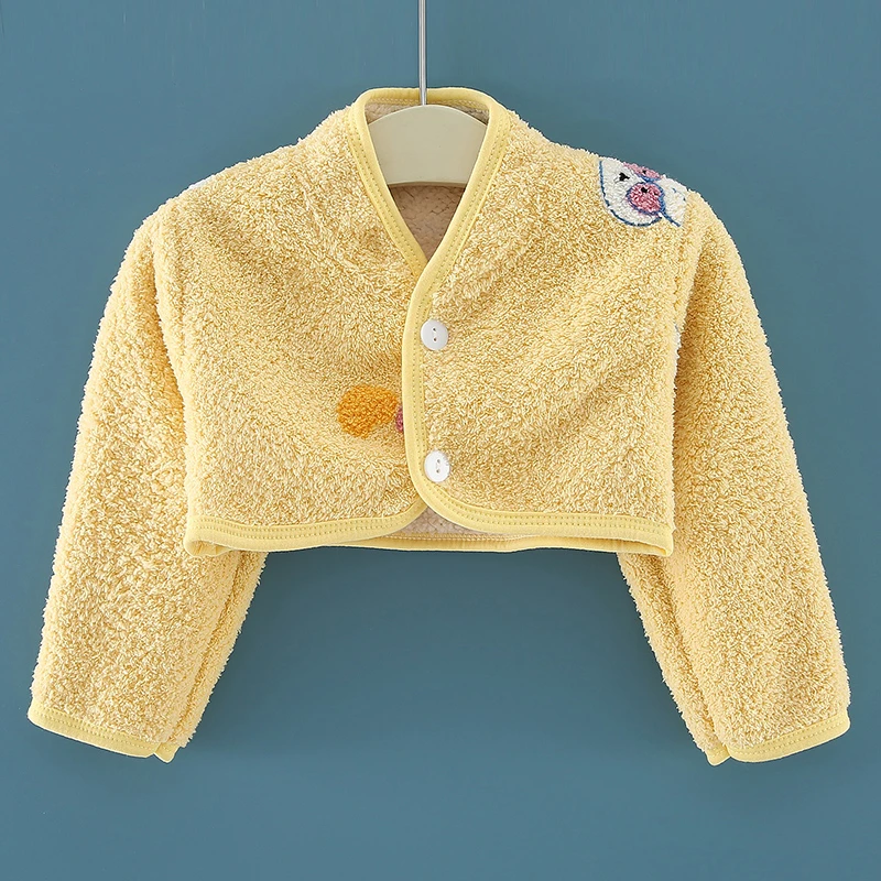 儿童睡觉护肩婴儿保暖坎肩宝宝冬天防冻小孩护胳膊长袖春秋马甲厚