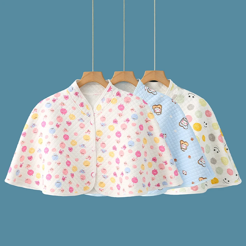 彩棉夏季空调房薄款月子护肩膀保暖坎肩睡觉防寒孕妇喂奶披肩男女