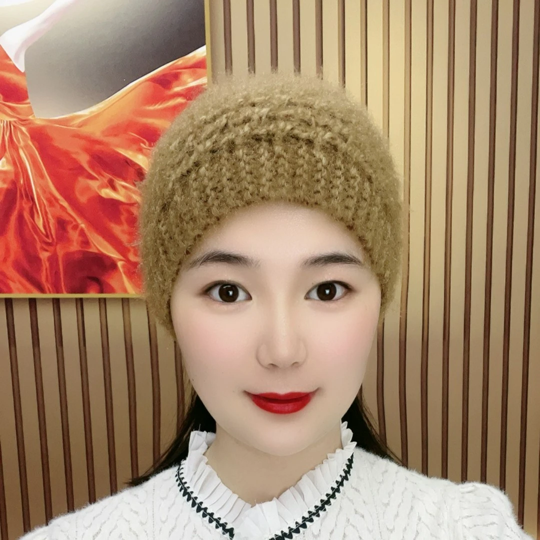 秋冬女针织发带宽边保暖护耳新款时尚百搭头巾帽发带