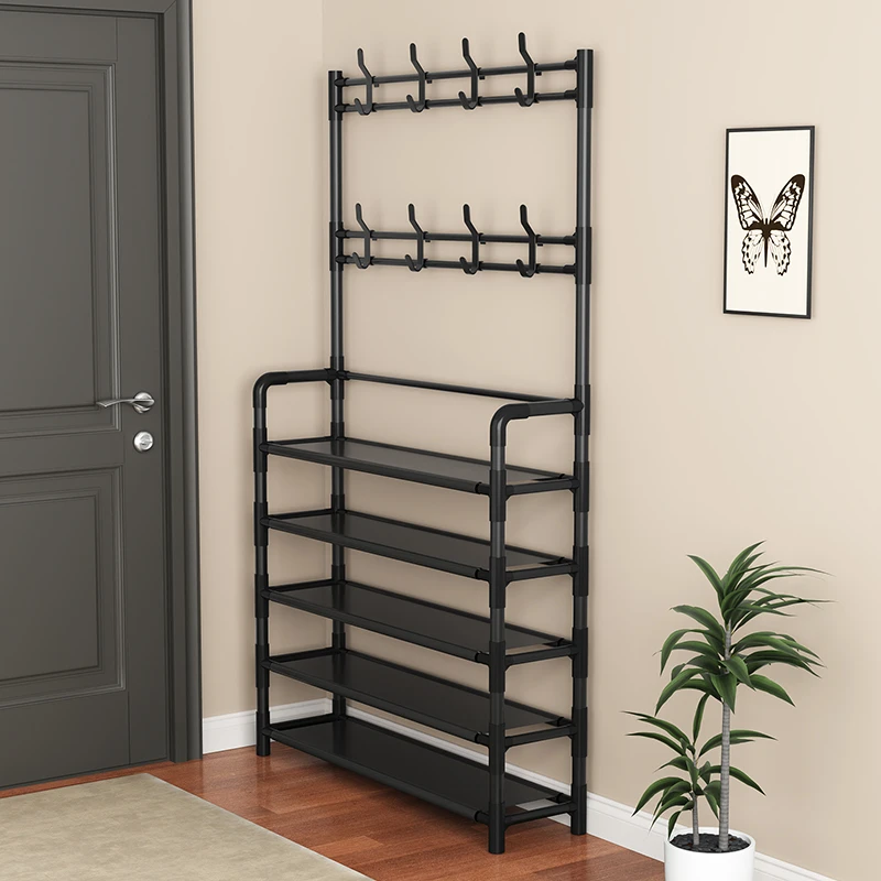 鞋架子家用客厅简易多层新款2025爆款出租房用鞋柜入户鞋帽一体架