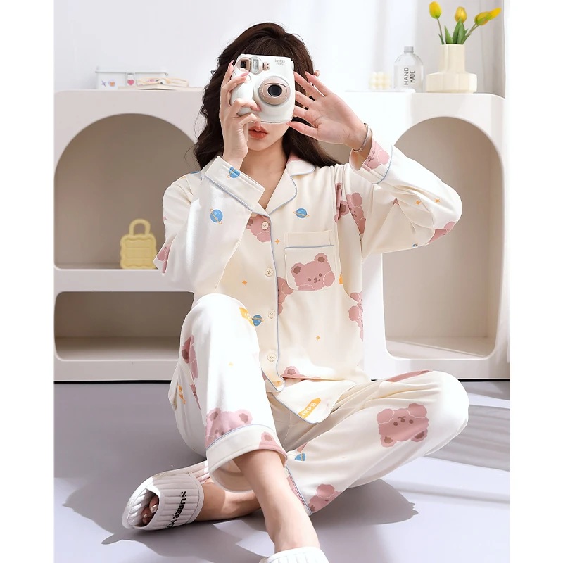 【100%纯棉】月子服4-10月份春秋夏季孕妇产妇哺乳睡衣喂奶衣薄款