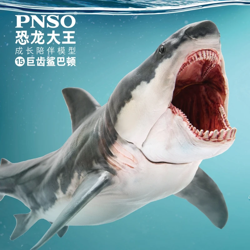 PNSO恐龙大王成长陪伴模型15巨齿鲨巴顿手办
