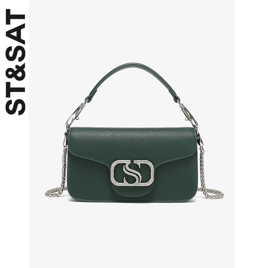 ST&SAT星期六 时尚百搭单肩斜挎手提包