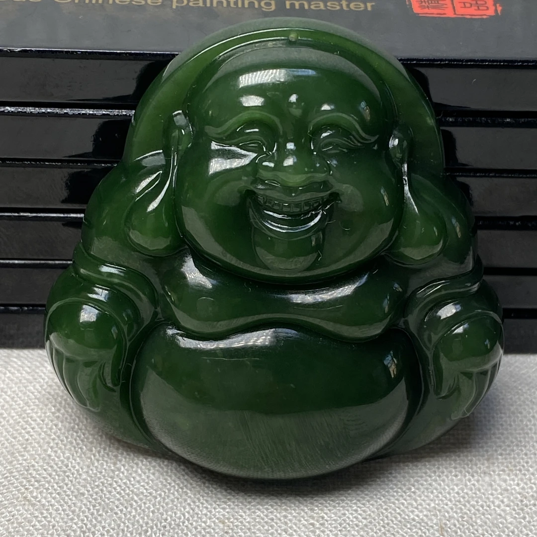 碧玉佛公和田碧玉佛公