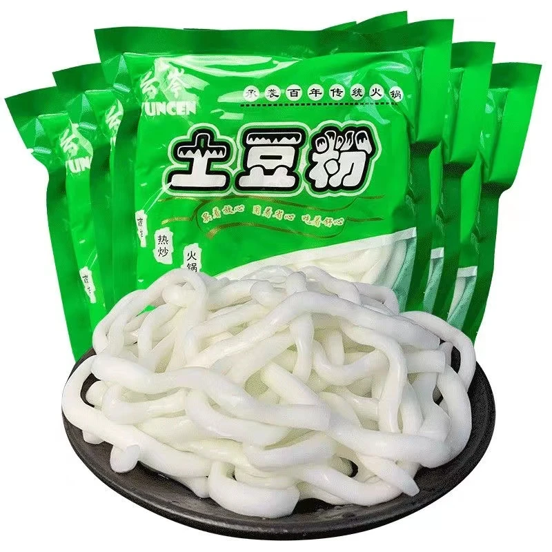 可涮可炒可凉拌滑方便速食好吃土豆粉180*5包无料包爽火锅可煮