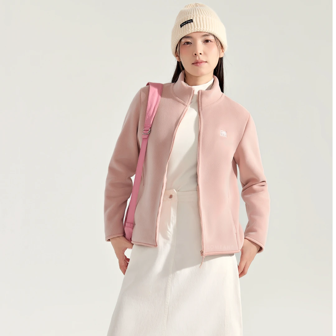 秋冬季新款升级版加绒加厚保暖防风女士户外运动百搭云感绒外套