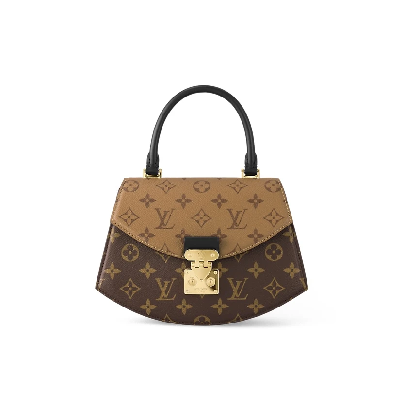 全新未使用 LouisVuitton/路易威登 扇子包 老花满印可调节手提包