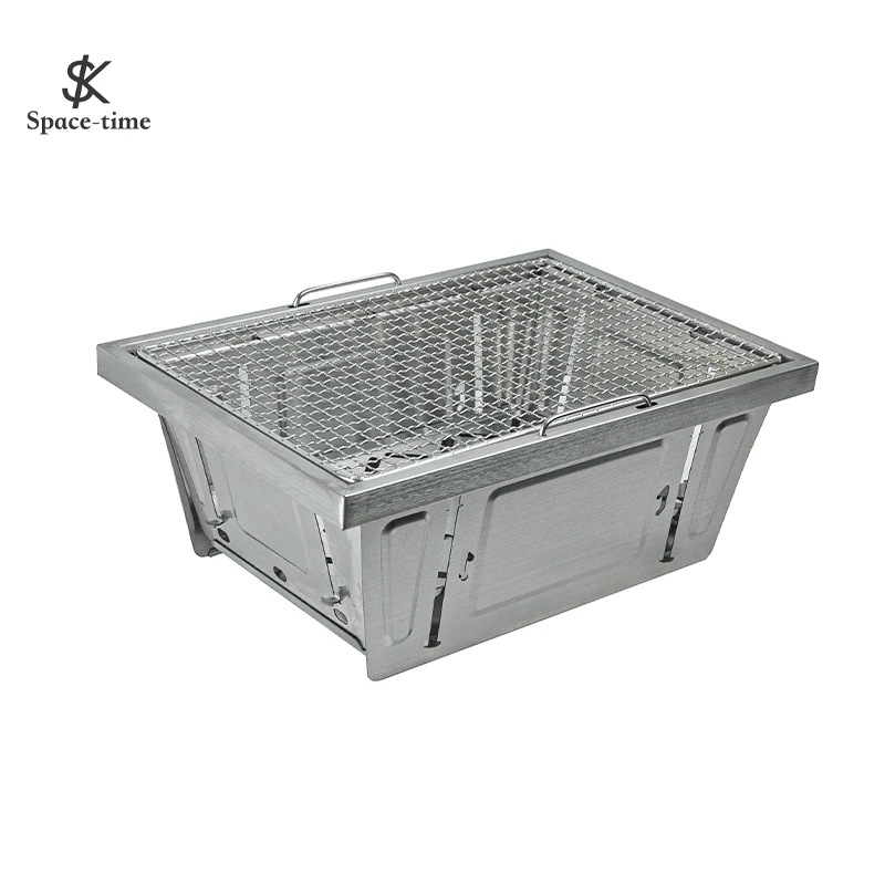 SK时空户外露营igt烧烤炉，简约大气，收纳快捷