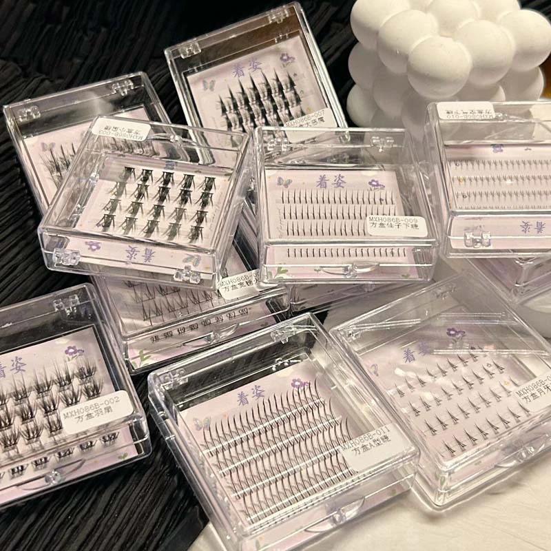 纯手工新款浓密假睫毛芭比漫画眼睫毛仙子款睫毛加长卷翘学生纯欲