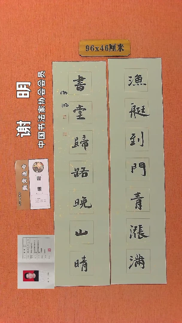 【闪购商品】书法162   中书协会员谢明老师作品