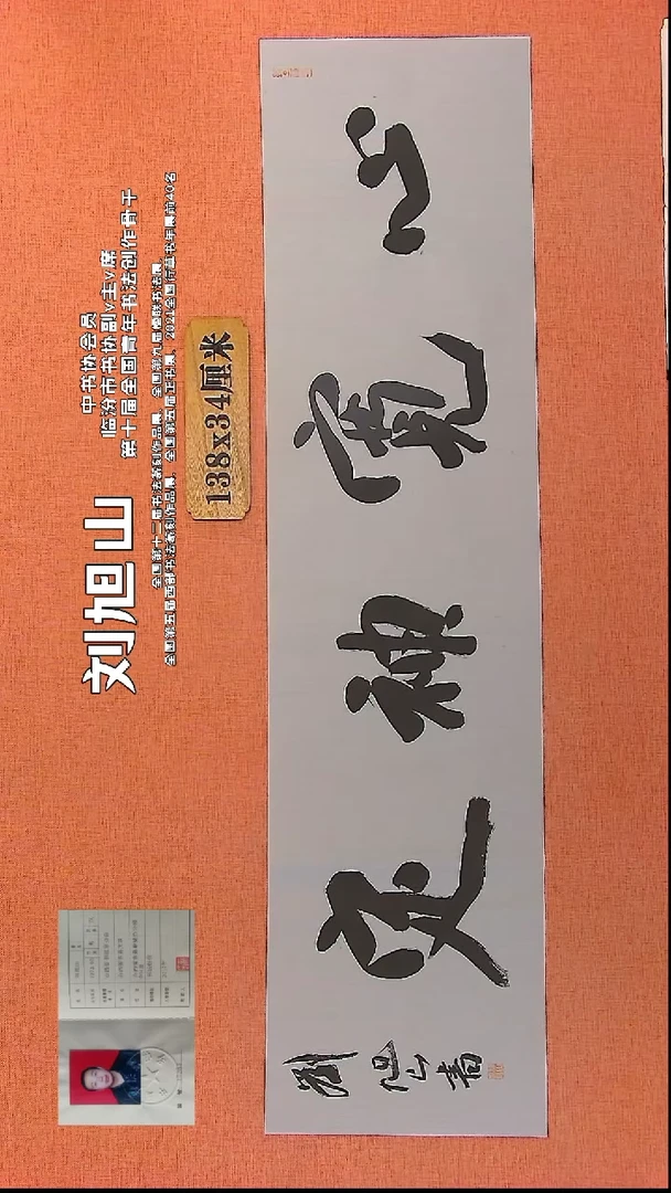 【闪购商品】书法55    中书协会员刘旭山老师作品*