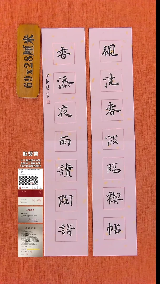 【闪购商品】书法361  十三届国展入展赵贤若老师作品*