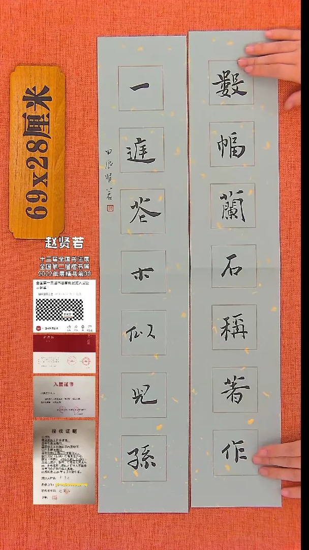 【闪购商品】书法138  十三届国展入展赵贤若老师作品*