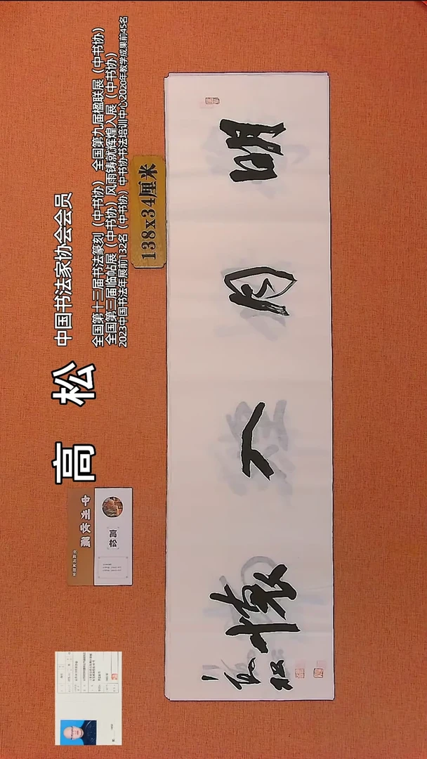 【闪购商品】书法224    中书协会员高松老师作品