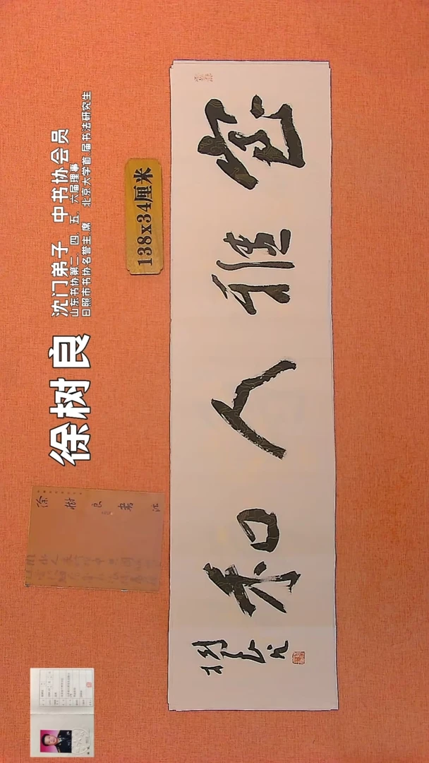 【闪购商品】书法180    中书协会员徐树良老师作品*