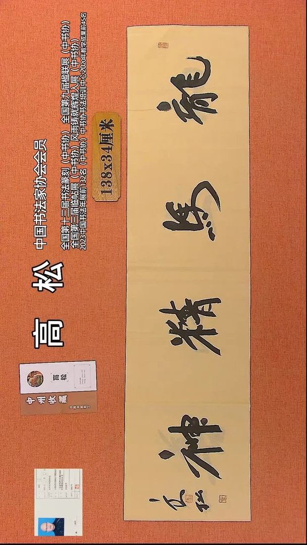 【闪购商品】书法327     中书协会员高松老师作品*