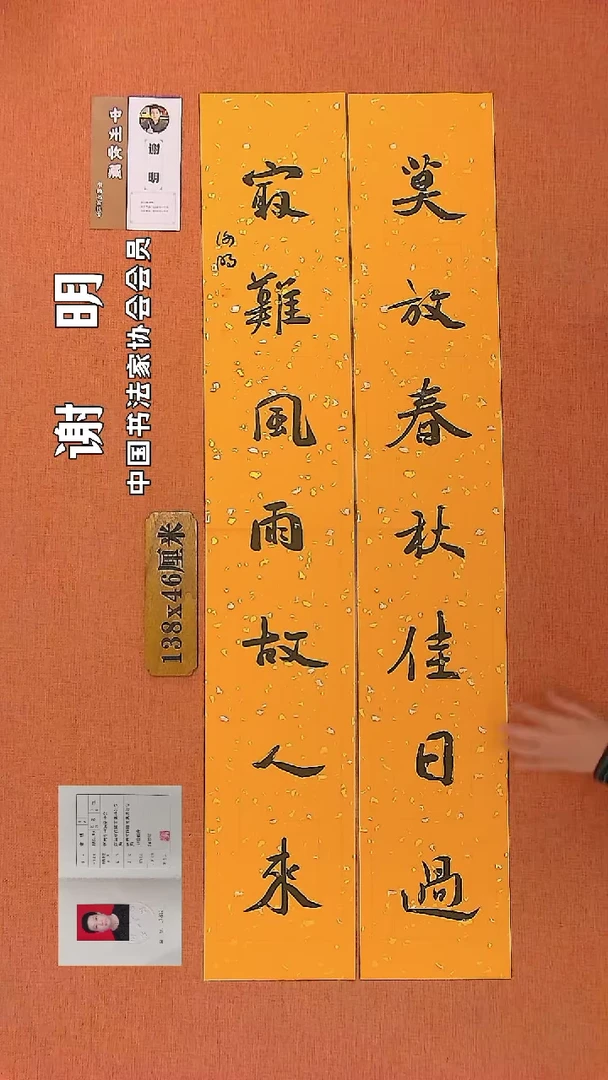 【闪购商品】书法214   中书协会员谢明老师作品