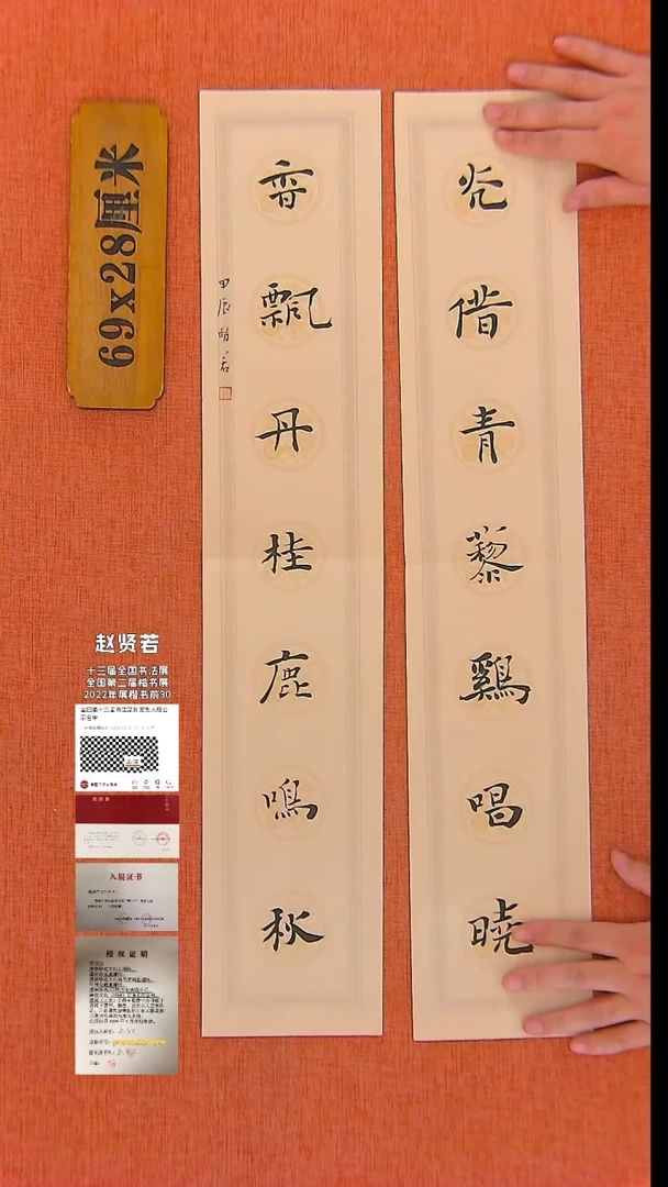 【闪购商品】书法364  十三届国展入展赵贤若老师作品*