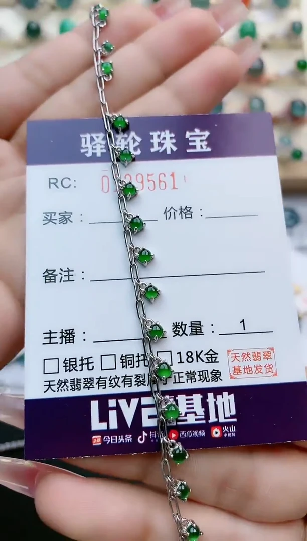 【闪购商品】翡翠1银S925镶嵌1