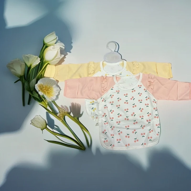 新生宝宝新款半背上衣