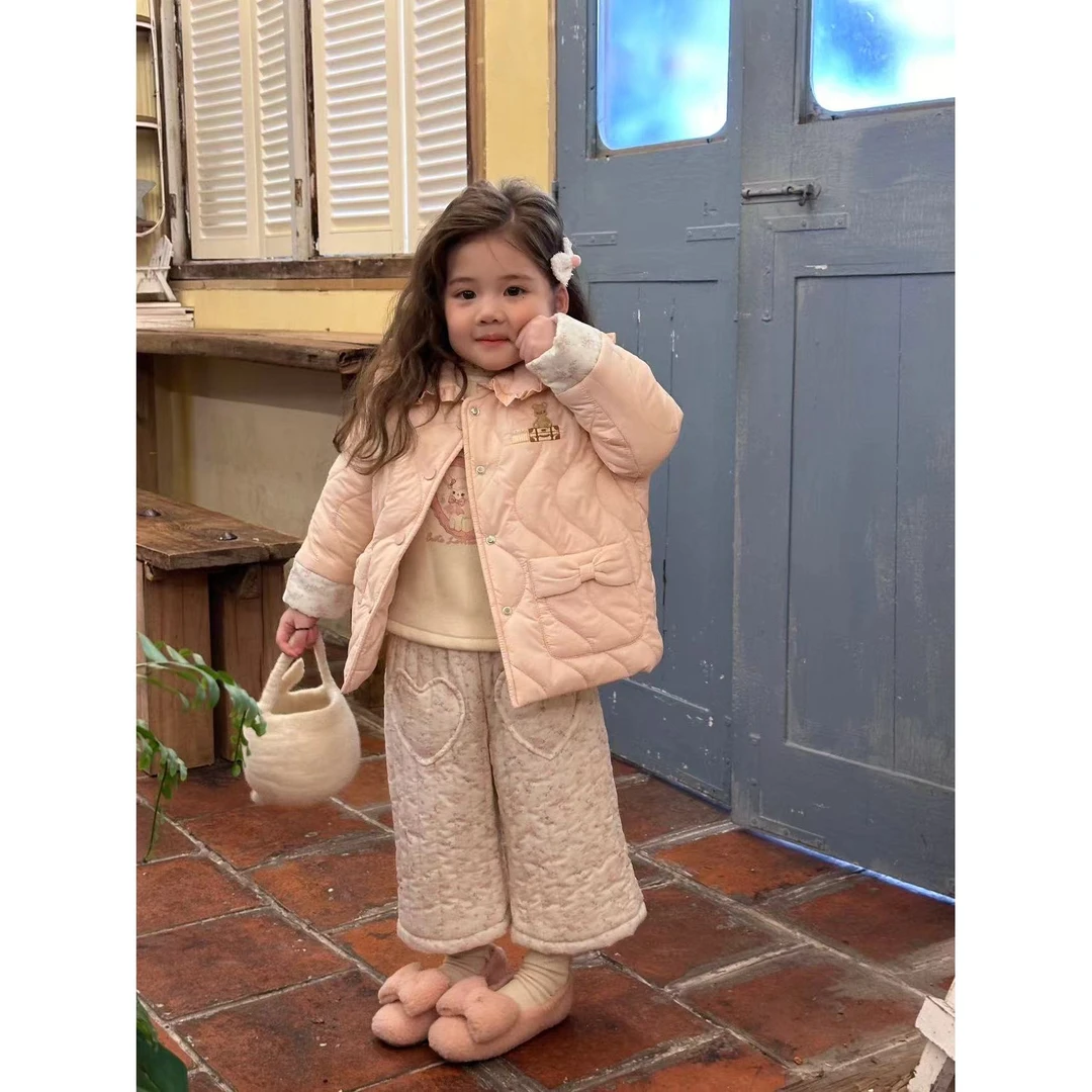 Opo La La·冬~爱心口袋碎花棉裤6912（汉服裤子）小码裤长45